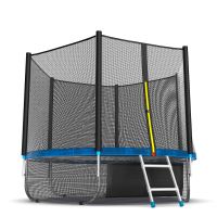 Батут EVO JUMP External 8ft (Blue) с нижней сеткой